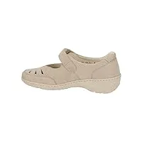 waldläufer chaussures pour femme - ballerine - mary jane kya, corde beige, 39.5 eu