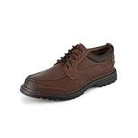 dockers overton chaussures richelieu pour homme, marron (rouge/marron), 40.5 eu
