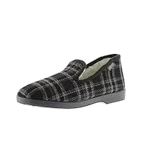 victoria 202001-women wamba check print slipper confortable espadrilles homme gris 40