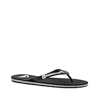 quiksilver homme molokai sandale, noir et blanc 2, 41 eu