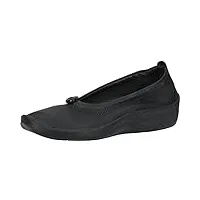 arcopedico womens l1 black textile shoes 39 eu
