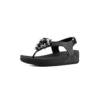 fitflop femme boogaloo tm back strap sandal, noir (black 001), 39 eu