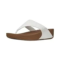fitflop sandales lulu en cuir femme, blanc (urban blanc), 39 eu