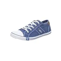 mustang femme 5024-302-800 sneakers basses, bleu dunkelblau 800, 40 eu
