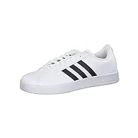 adidas vl court 2.0 k chaussures de fitness, blanc (ftwbla/negbas 000), 37 1/3 eu