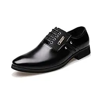 dadawen chaussure mocassins homme/classic oxford chaussures cuir homme noir(b) 44
