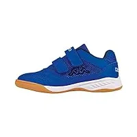 kappa unisex kinder kickoff sneaker, bleu (blue/black 6011), 28 eu