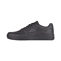 kappa homme bash sneakers basses, noir black grey 1116, 42 eu