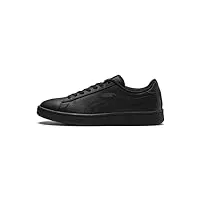puma unisex kids' fashion shoes smash v2 l jr trainers & sneakers, puma black-puma black, 37
