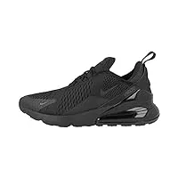 nike homme air max 270 chaussures de running, noir (black/black-black 005), 45 eu