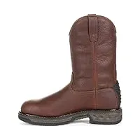 georgia boot carbo-tec lt alloy toe waterproof pull-on boot brown