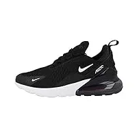 nike homme air max 270 (gs) chaussures de running compétition, noir (black/white/anthracite 001), 38 eu