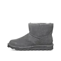bearpaw femme alyssa bottes & bottines souples, gris (charcoal 030), 38 eu