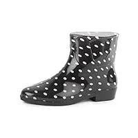 ladeheid bottines bottes de pluie chaussure femme lazt201802 (motif-4, 41 eu)