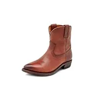 frye women's billy short western boot cognac washed oiled vintage 7.5 m us