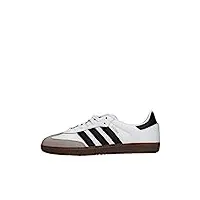 adidas homme samba og chaussures de fitness, blanc (ftwbla/negbás/gracla 000), 43 1/3 eu