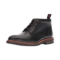 florsheim men's foundry plain toe dress casual chukka boot, black, 11 d us