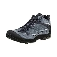 merrell homme cham 7 limit mid waterproof chaussures de randonnée hautes, gris (turbulence), 46 eu