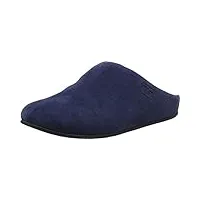 fitflop femme chrissie shearling chaussons mules, bleu midnight navy 399, 38 eu