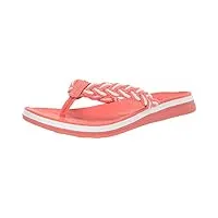 femmes sperry tongs couleur orange coral/white taille 41.5 eu / 10 us