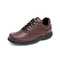 rockport homme chaussures de marche eureka tissu oxford, marron brown, 44 eu x-large