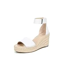 franco sarto femmes sandales compensées couleur blanc white taille / 0 us