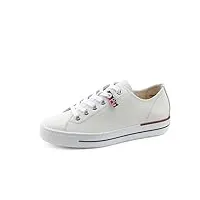 paul green femme chaussures à lacets, dame chaussures confortables,chaussure basse confort,lacets,confortable,weiß (white),38 eu / 5 uk