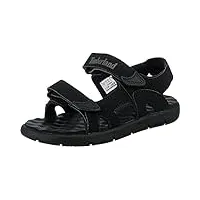 timberland perkins row-2-strap, sandale junior mixte enfant, noir (black), 31 eu