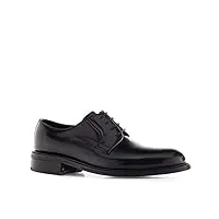 andrés machado - chaussures de costume élégantes pour hommes - derby - chaussures pour hommes en cuir de haute qualité - chaussures à lacets pour le travail et le quotidien -florantik noir, eu 49