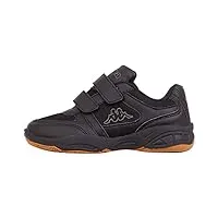 kappa dacer kids sneakers basses, (black/grey 1116), 33 eu