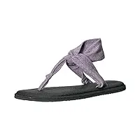 sanuk femme yoga sling ella sandale, gris chiné, 36.5 eu