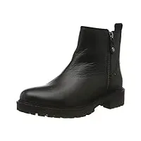 geox d hoara b, bottes motardes femme, noir (black c9999), 35 eu