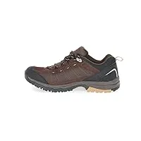 trespass homme scarp chaussures de randonnée basses, marron (dark brown dk b), 41 eu