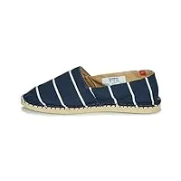 havaianas origine stripes, espadrille wedge sandal mixte adulte, navy blue, 35
