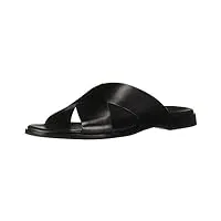 cole haan goldwyn 2.0 crisscross sandale pour homme, noir (noir lisse), 45 eu