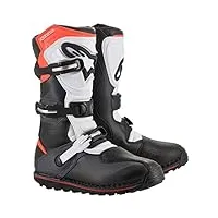 alpinestars tech-t bottes de moto (black/white/red,5 (38))