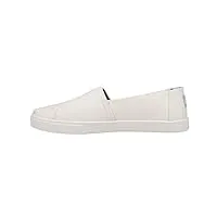 toms - womens alpargata cupsole slip-on shoes, size: 11 b(m) us, color: white canvas