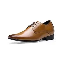 chamaripa chaussures pour hommes, 7 cm chaussures d'affaires derbys ascenseur chaussures pour hommes sur fête réunion de mariage d08k02
