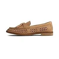 sperry top-sider women's seaport penny plushwave woven leather loafer
