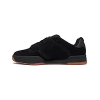 dcshoes homme central-leather shoes basket, noir, 42 eu