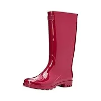 regatta femme wenlock' pvc waterproof eva footbed walking wellington boots botte de pluie, cerise foncé, 40.5 eu