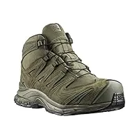 salomon men's xa forces mid backpacking boot, ranger green, 13