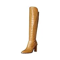 vince camuto women's palley over-the-knee boot, cashew, 7.5