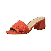 via spiga sandales en v pour femme, orange (corail), 36 eu