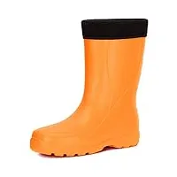 ladeheid eva thermo bottes de pluie en caoutchouc femme ladw002 (orange, 40 eu)