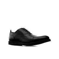 andrés machado - chaussure élégante pour hommes en cuir de haute qualité - am-oxford - chaussures habillées pour hommes/pour les affaires et la vie quotidienne - vitelo noir, eu 40