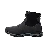 muck boots homme apex mid zip botte de pluie, black/dark shadow, 41 2/3 eu