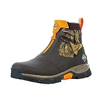 muck boots apex mid zip, botte de pluie homme, brown/moct camo, 26.5 eu
