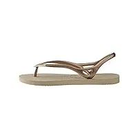 havaianas sandales plates sunny ii pour femme, gris clair, 39/40 eu