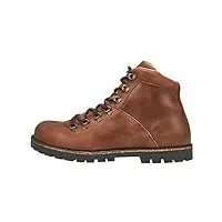 birkenstock men's jackson boot, dark brown, 43 r eu